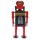 Retro Wind Up Walking Search & Rescue Robot Clockwork Mechanical Tin Toys