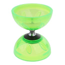 Pro Triple Bearing 4inch Diameter Green Chinese Yoyo Diabolo Toy Set with Metal Sticks and String