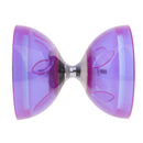 Pro Triple Bearing 4inch Diameter Purple Chinese Yoyo Diabolo Toy Set with Metal Sticks and String