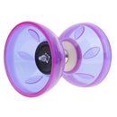 Pro Triple Bearing 4inch Diameter Purple Chinese Yoyo Diabolo Toy Set with Metal Sticks and String