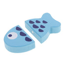 Wooden Play Model Fish Pretend Food Role Play Game Children Cooking Game Toy Developmental blue