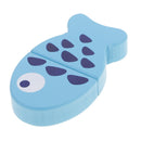 Wooden Play Model Fish Pretend Food Role Play Game Children Cooking Game Toy Developmental blue