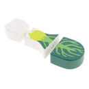 Play Food Green Vegetable Kitchen Cooking Pretend Play Game Wooden Toy Kids Educational
