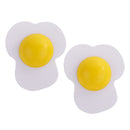 Fun Kitchen Food Pretend Role Play Wooden Magnetic Omelette Egg Yolk Children Toy Developmental