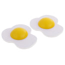 Fun Kitchen Food Pretend Role Play Wooden Magnetic Omelette Egg Yolk Children Toy Developmental