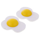 Fun Kitchen Food Pretend Role Play Wooden Magnetic Omelette Egg Yolk Children Toy Developmental