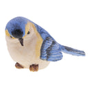 Resin 3'' Blue Bird Figurines Home Garden Ornament Decor - Assorted Set of 2