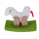 Set of 9 Pieces Green Dollhouse Miniature Nursery Room Furniture Set Kid Pretend Play Toy