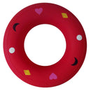Kids Inflatable Tire Ring Outdoor PE Exercise Sports Beach water Pool Float Ring Toys Children Gift Red