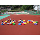 Kids Soft Tire Ring Outdoor Beach Water Float Toy PE Class Exercise Playground Sports Game Accs orange