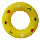 Kids Soft Tire Ring Outdoor Beach Water Float Toy PE Class Exercise Playground Sports Game Accs yellow