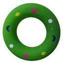 Kids Inflatable Tire Ring Outdoor PE Exercise Sports Beach water Pool Float Ring Toys Children Gift Green