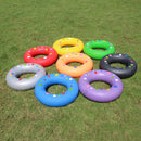 Kids Inflatable Tire Ring Outdoor PE Exercise Sports Beach water Pool Float Ring Toys Children Gift Green