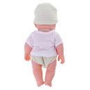 Handmade Lifelike Baby Boy Doll Newborn in Green w/ Movable Eyes Kids Gifts