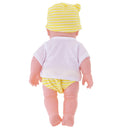 30cm Realistic Vinyl Baby Doll Lifelike Newborn Baby Boy Doll in Yellow Toys