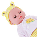 30cm Realistic Vinyl Baby Doll Lifelike Newborn Baby Boy Doll in Yellow Toys