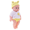 30cm Realistic Vinyl Baby Doll Lifelike Newborn Baby Boy Doll in Yellow Toys
