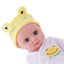 30cm Realistic Vinyl Baby Doll Lifelike Newborn Baby Boy Doll in Yellow Toys