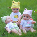 30cm Realistic Vinyl Baby Doll Lifelike Newborn Baby Boy Doll in Yellow Toys
