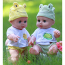30cm Realistic Vinyl Baby Doll Lifelike Newborn Baby Boy Doll in Yellow Toys