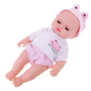 30cm Realistic Vinyl Baby Doll Lifelike Newborn Baby Boy Doll in Pink Toys