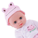 30cm Realistic Vinyl Baby Doll Lifelike Newborn Baby Boy Doll in Pink Toys