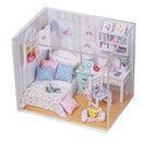 DIY Handcraft Miniature Project Wooden Dolls House with Lights - Adalelle's Room