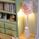 DIY Handcraft Miniature Project Wooden Dolls House with Lights - Family Hall