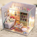 DIY Handcraft Miniature Project Wooden Dolls House with Lights - Family Hall