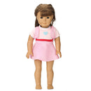 Cute Dress Skirt for 18inch American Girl My Life Dolls Clothes Outfit Party Gown Clothing Pink