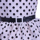 Cute Polka Dot Dress Skirt with Belt Set for 18inch American Girl My Life Dolls Clothes Outfits Party Gown Clothing Black