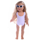 Adorable White Eye Glasses Sunglasses for 18inch American Girl Hannah Journey Dolls Dress up Accessories
