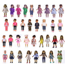 2PCS T-Shirt Sweater Tops Pants Trousers Clothes Clothing for 18'' American Girl Our Generation Doll Accessories