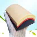 Simulation Suture Training Human Skin Model 3 Silicone Rubber Pad Repeated Practice Teaching Tool