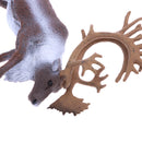 Realistic Animal Model Wild Reindeer Action Figure Figurine Children Kids Nature & Science Learning Toy Gag Toy Practical Jokes