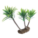 Plastic 1:100 HO Scale Coconut Palm Tree Model Train Railway Scenery Landscape for Railroad House Park Accessory Decoration