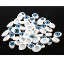 60 Pieces 23*16mm Dolls Safety Eyes for DIY Acrylic Doll Making Bear Soft Stuffed Animal Toy Crafts Blue