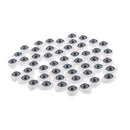 50 Pieces 23*16mm Dolls Safety Eyes for DIY Acrylic Doll Making Bear Soft Stuffed Animal Toy CraftsGray