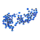 100 Pieces 6mm Dolls Safety Eyes Plastic Eyeball for Bear Animal Puppet Toy Doll Crafts Mask Halloween Prop Blue