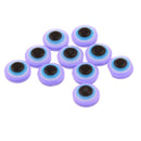 100 Pieces 8mm Dolls Safety Eyes Plastic Eyeball for Bear Animal Puppet Toy Doll Crafts Mask Halloween Prop Blue