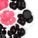 80pcs/Box Doll Safety Eyes Nose For Bear Puppet DIY Plush Animal Stuffed Toy Craft Accs