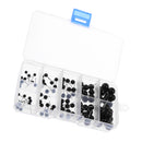 100pc Black Plastic Safety Eye Bear Doll DIY Plush Soft Animal Puppet Toy Craft 4/5/6/8/10mm