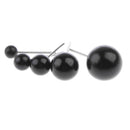 100pc Black Plastic Safety Eye Bear Doll DIY Plush Soft Animal Puppet Toy Craft 4/5/6/8/10mm