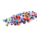 100pcs Plastic Safety OVAL DOLL EYES Acrylic Eyeball DIY Making Plush Bear Soft Toy 4mm