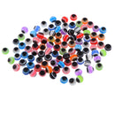 100pcs Plastic Safety OVAL DOLL EYES Acrylic Eyeball DIY Making Plush Bear Soft Toy 4mm