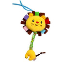 Cartoon Infant Toy Baby Stroller Hanging Bed Bell Animal Plush Toy Lion