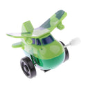Wind Up Plane Toy Clockwork Airplane Aircraft Fighter Model Children Educational Toy Random