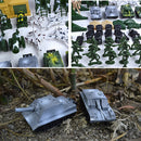 Plastic Action Figures Army Men Soldier Playset with Scaled Vehicles - 200 Pieces