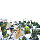 Plastic Action Figures Army Men Soldier Playset with Scaled Vehicles - 200 Pieces