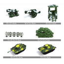 Plastic Action Figures Army Men Soldier Playset with Scaled Vehicles - 100 Pieces